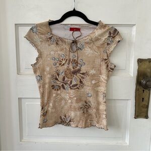 Vintage baby tee blouse
